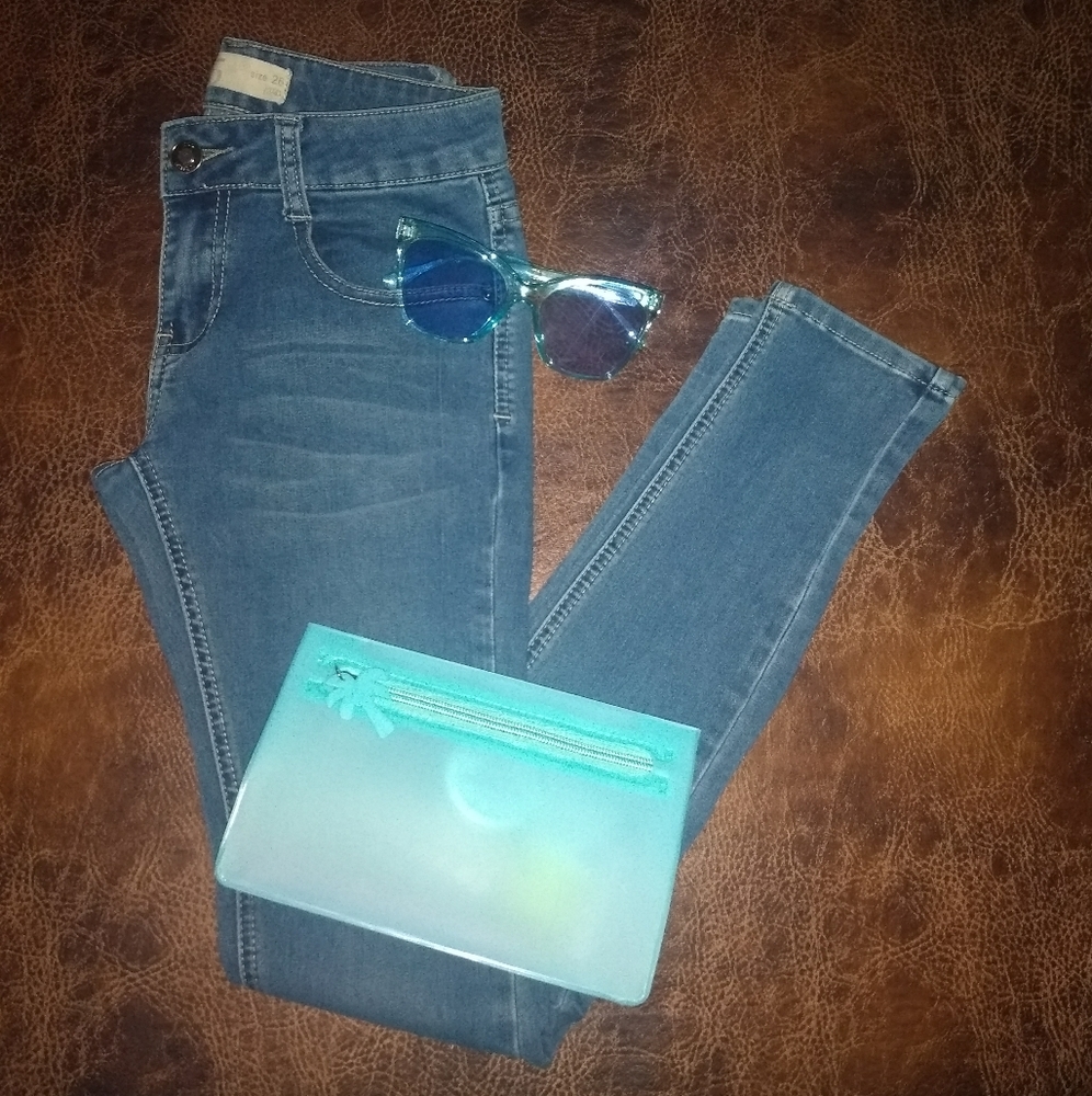 365 stylish back pocket blue jeans